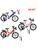 16"/18" Kids Bike for Boys and Girls with auxiliary wheels & Rack & Basket