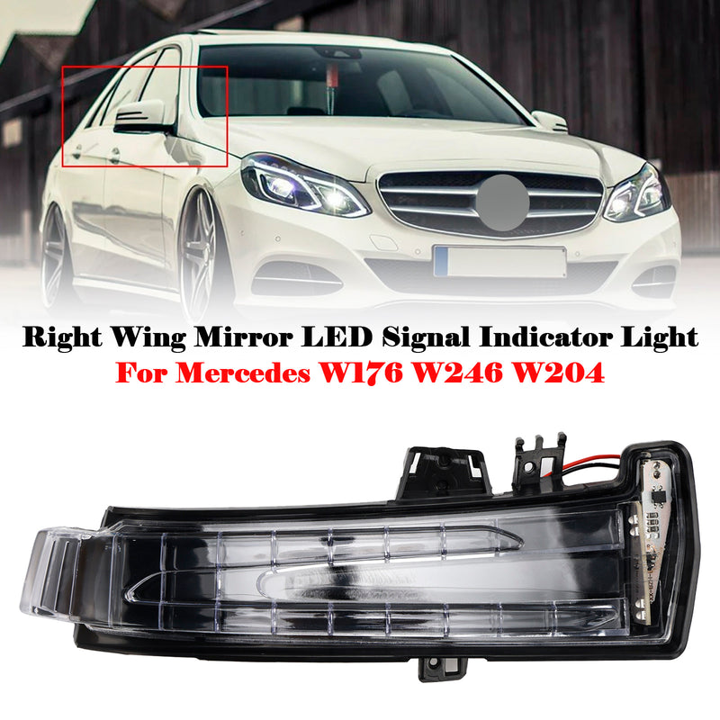 Right Wing Mirror LED Signal Indicator Light For Mercedes W176 W246 W204