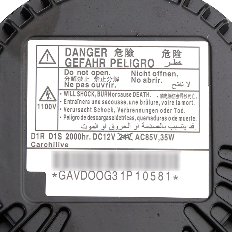 Xenon HID Headlight Electric Ballast D1S GAVD00G31P10581 For Cadillac