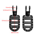 Front Footrests Foot Pegs fit for HONDA CL250 CL300 CL500 Trail 125 2023-2024