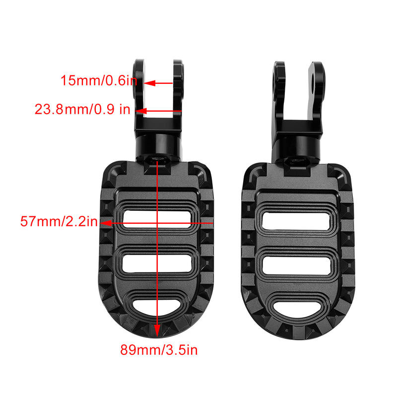 Front Footrests Foot Pegs fit for HONDA CL250 CL300 CL500 Trail 125 2023-2024