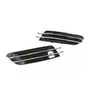 1 Pair Front Bumper Fog Light Grill Cover Bezel For Audi A6 C7 2012-2014