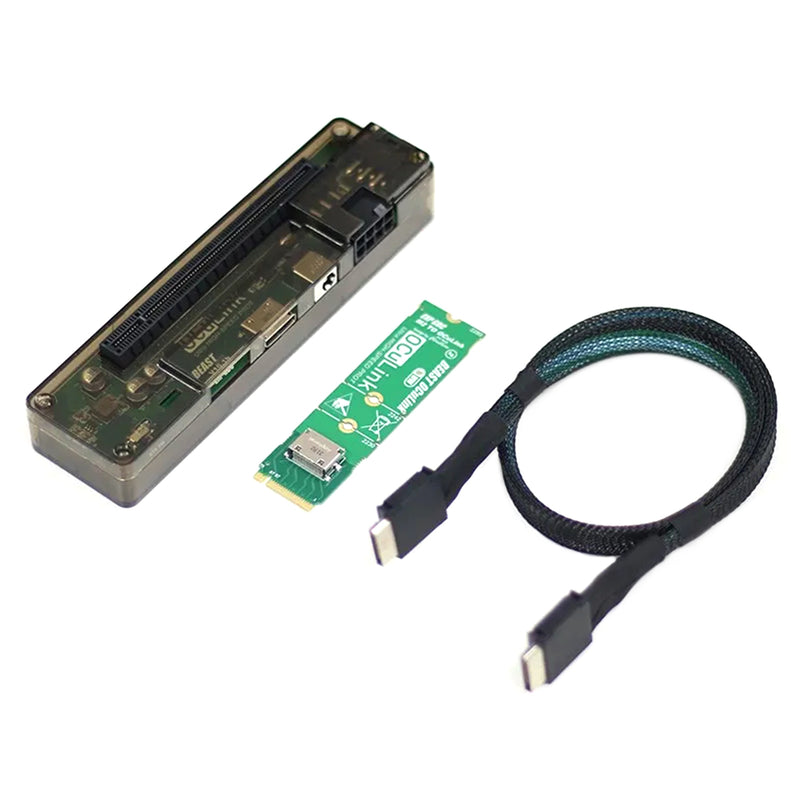 PCI-E X4 M.2 to OCULINK Adapter Board External Video Card Laptop Docking Station