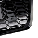 RS6 Style Honeycomb Mesh Front Grille Grill Fit Audi A6 S6 2019-2023 W/ACC