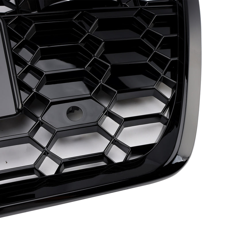 RS6 Style Honeycomb Mesh Front Grille Grill Fit Audi A6 S6 2019-2023 W/ACC