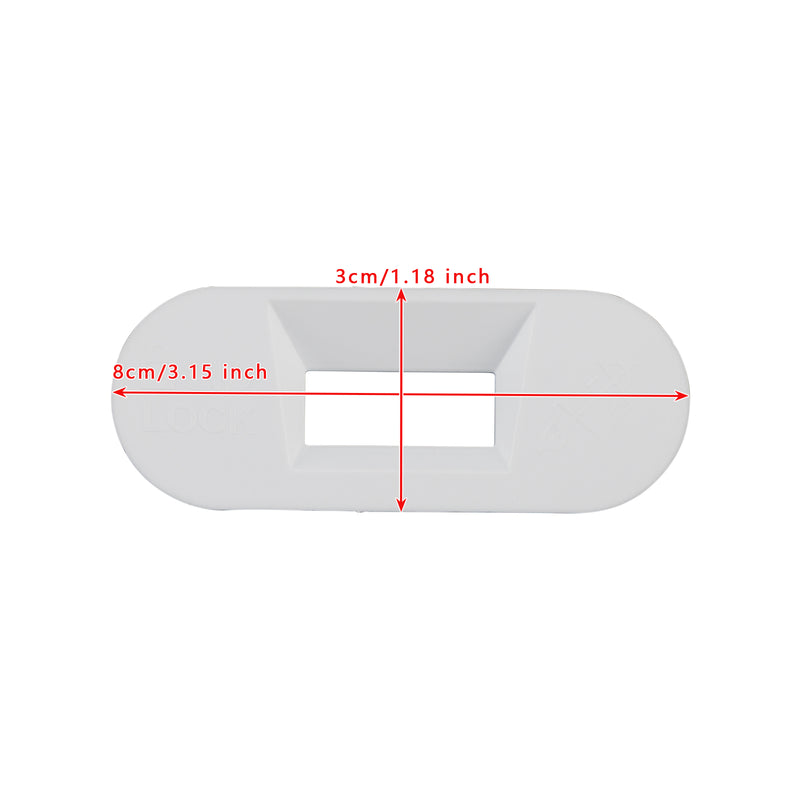W11545554 Washer Lid Lock Bezel White