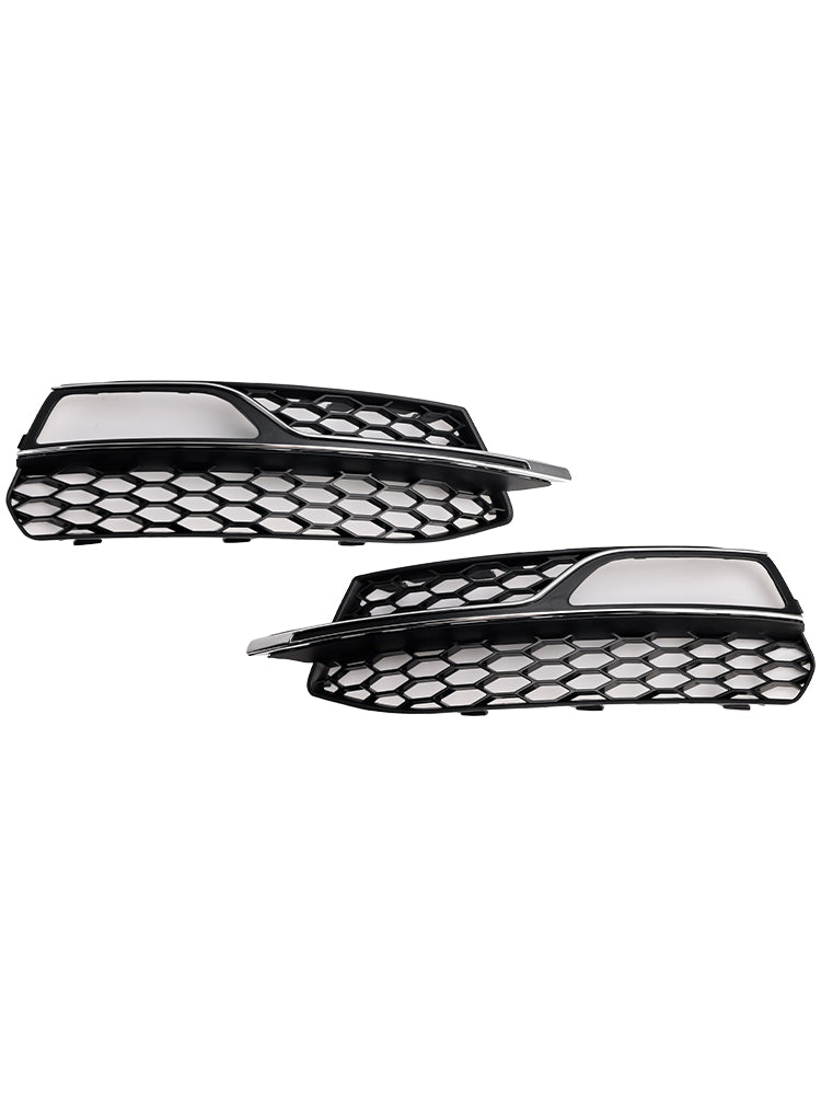 Front Lower Bumper Fog Light Cover Grill Fit AUDI A3 S3 S-Line 2013-2016