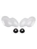 2Pcs Headlight Shell Lens Cover+Glue For Benz W230/R230 SL500 SL600 2003-08