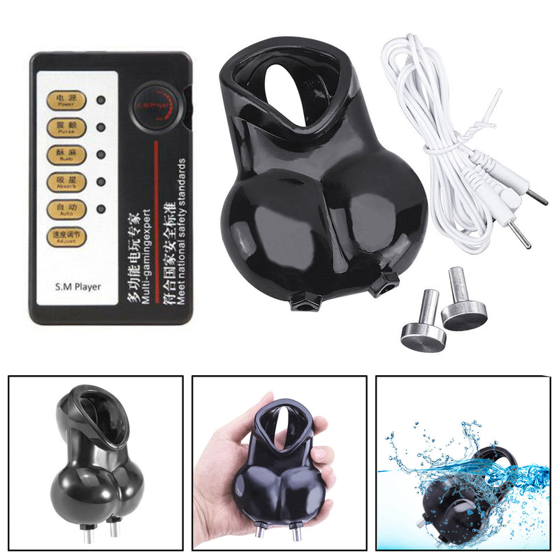 Electro Shock Penis Stretcher E-Stim Cage