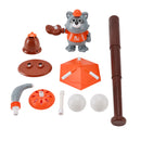 3In1 Lovely Shape Water Sprinkler With Baseball Play Toy Kid Outdoor Squirt Toy