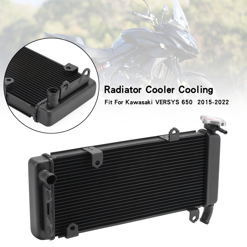 Kawasaki VERSYS 650 2015-2022 Aluminum Radiator Cooling Engine Cooler
