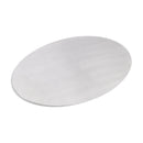 Oval Blank Aluminum Alloy License Plate DIY Universal fit for Motorcycle