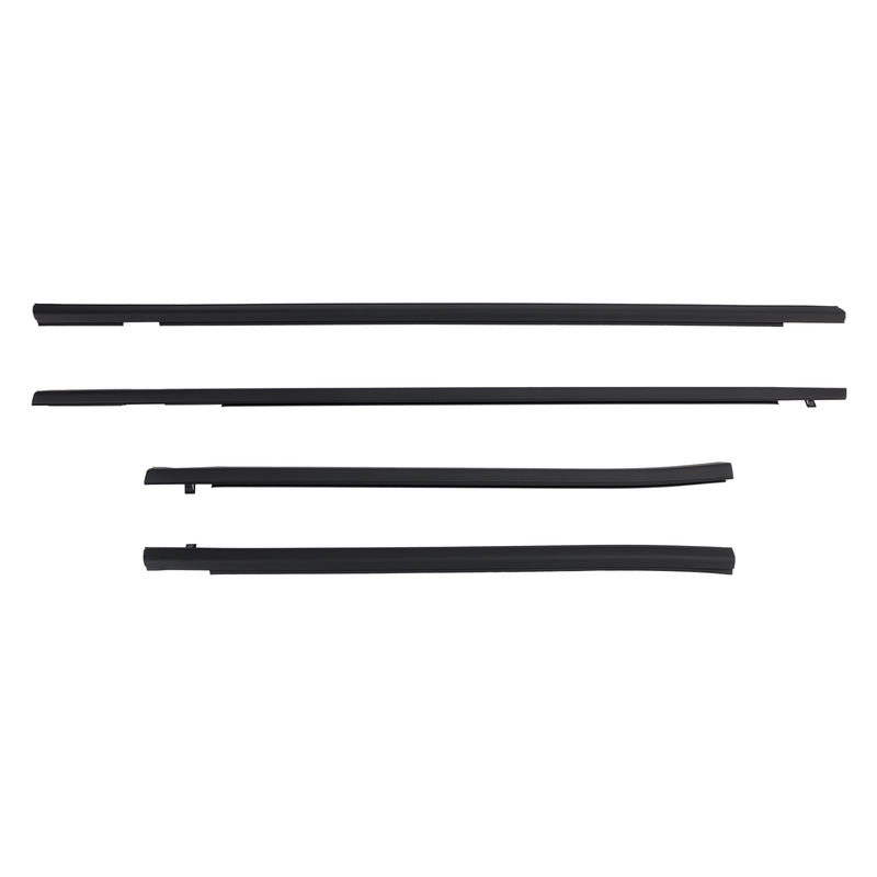 4PCS Weatherstrip Rubber Seal Door Belt For Honda FIT JAZZ 1st gen 2001-2008