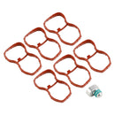 6PCS Intake Manifold Gasket 1167807480 Fit BMW E90-93 F10 F11 F07 X5 X6 N57