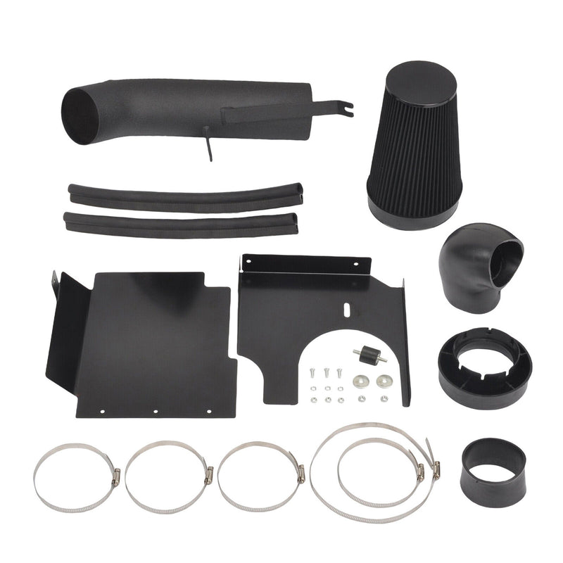 4" Cold Air Intake+Heat Shield Kit For GMC/Chevy V8 4.8L/5.3L/6.0L 99-06