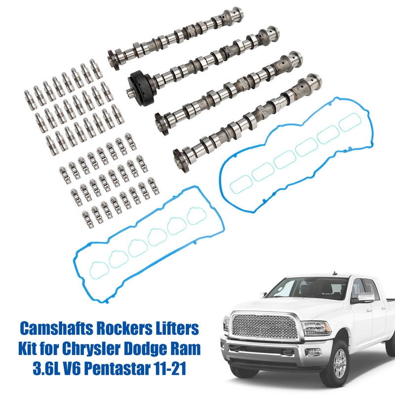 2011-2015 Dodge Durango Jeep Grand Cherokee 3.6L Camshafts Rockers Lifters Kit