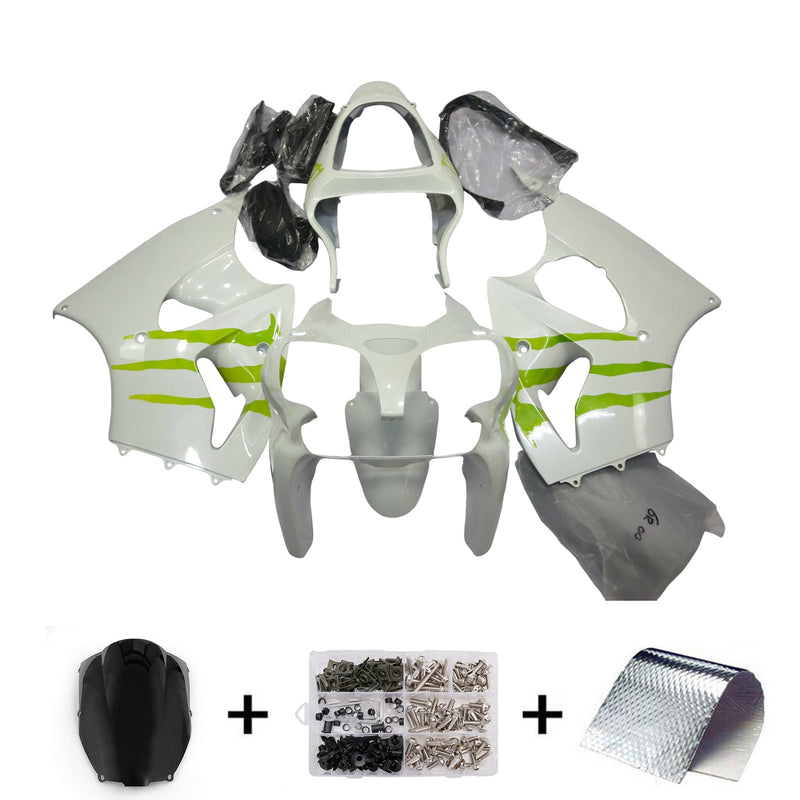 Injection Fairing Kit Bodywork For Kawasaki ZX6R 636 2000-2002 ZZR600 2005-2008