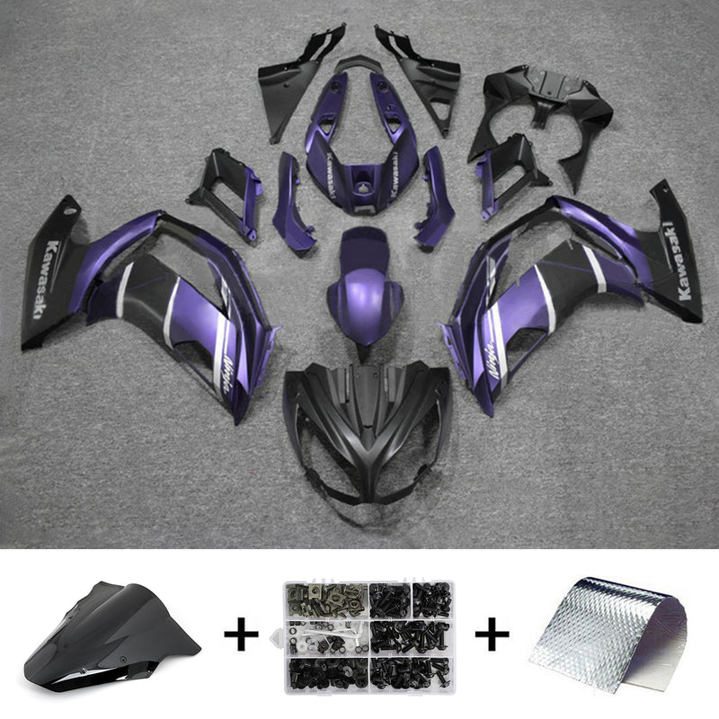 Amotopart Kawasaki ER6F/Ninja650 2012-2016 Fairing Kit Bodywork Plastic ABS