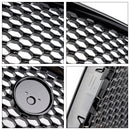 Gloss Black Honeycomb Front Bumper Grille Grill Fit Jaguar XE 2015-2018