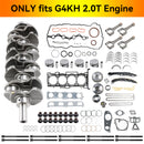 2014?C2021 Kia K4 Sportage G4KH 2.0T Engine Rebuild Kit w/ Crankshaft Con Rods Timing Kit