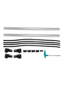 Universal Aluminium Car Roof Rack Luggage Carrier Cross Bar Rail Lockable 120CM