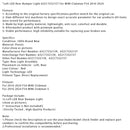 Left LED Rear Bumper Light 63217352157 For MINI Clubman F54 2016-2024