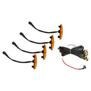 Toyota 4Runner 2014-2023 TRD Pro 4PCS Plastic Car Grille LED Lights Light