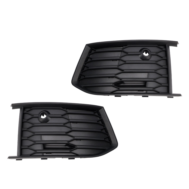 2PCS Front Fog Light Lamp Bezel Fit Audi A6 C8 S-Line S6 2019-2023