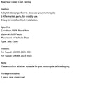 Rear Seat Cover Cowl Fairing For Suzuki GSX-8S GSX8S GSX-8R 2023-2025 Blue