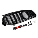 Gloss Black Front Grill Grille Fit Mercedes A-Class W177 A35 A180 2023-2025