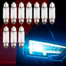 10PCS Car Light Tubular Lamp bulb C5W SV8.5 36MM 6418 12V 5W For OSRAM