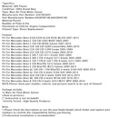 Mass Air Flow Meter Sensor For Mercedes E350 ML350 E320 R320 0281002695