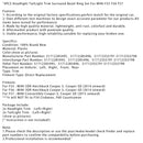 4PCS Headlight TailLight Trim Surround Bezel Ring Set For MINI F55 F56 F57