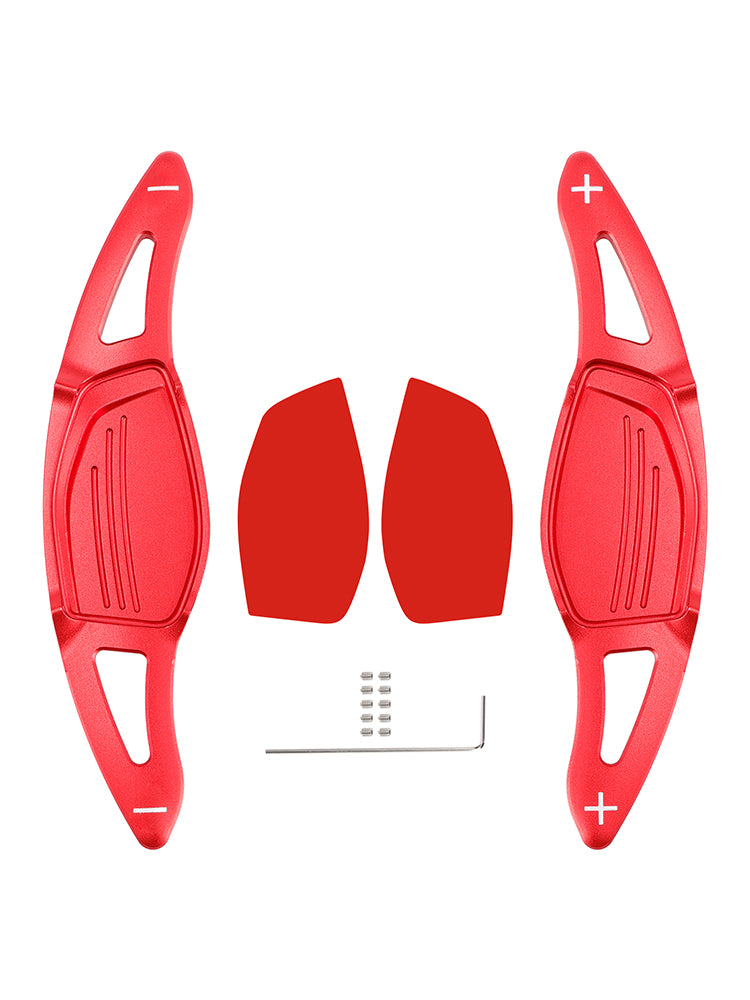 Steering Wheel Paddle Shifter Extension For Audi RS5 RS3 TT RS Aluminium Red