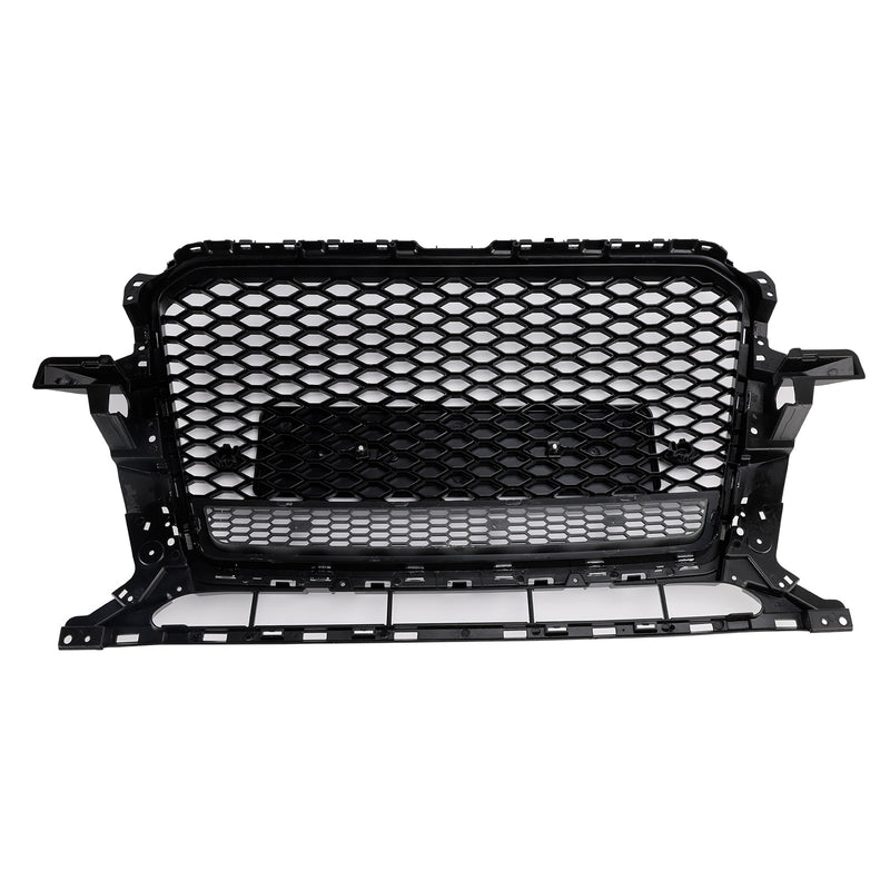Chrome/Black Front Honeycomb Bumper Grille Grill Fit Audi Q5 2013-2017
