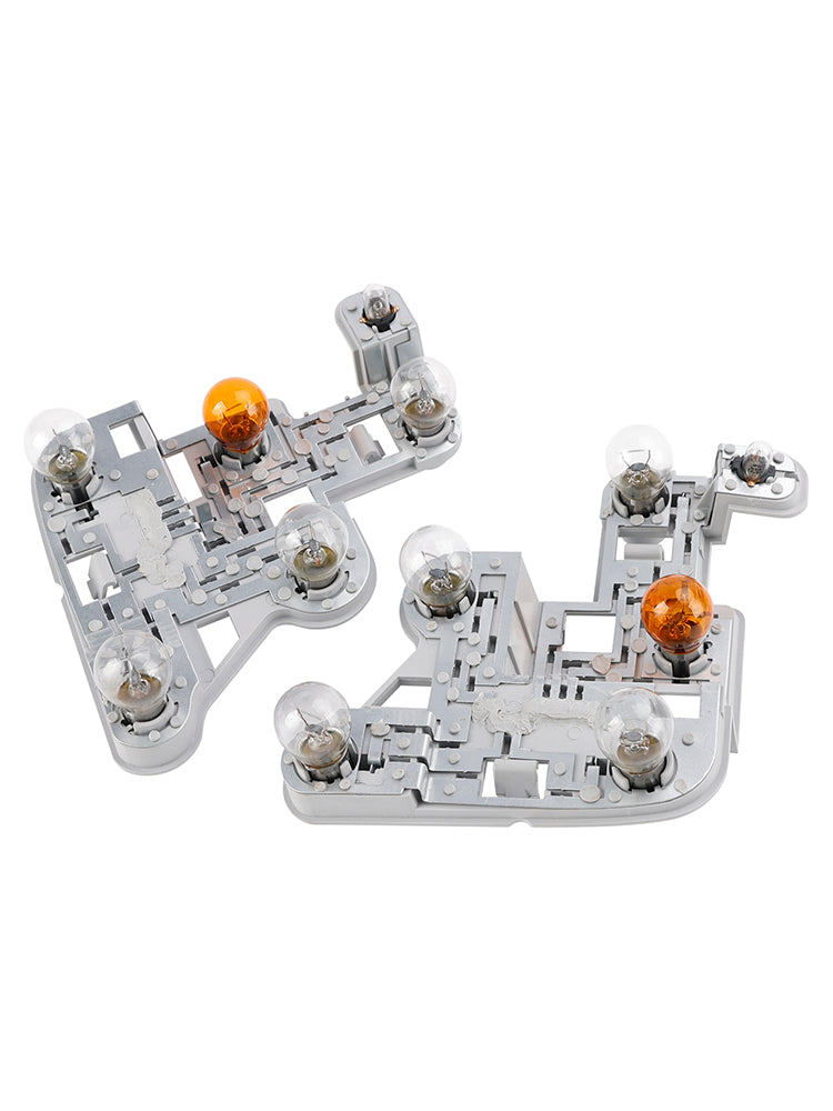 Left+Right Tail Lamp Bulb Holder with Bulbs For Mercedes W204 C-Class 2007-2010