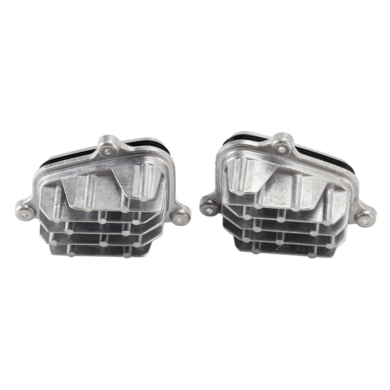 2PCS Left+Right Headlight LED DRL Module With Heat Sink 6F0941475/76 For SEAT