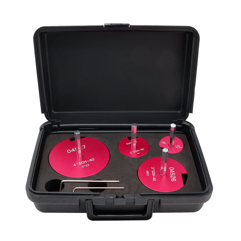 4Pcs PVC Pipe Reamer Plastic PVC Pipe Fitting Reamer Plumbing Tools Kit Fit