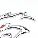 2x Hellcat Fender Side Emblem Badge Decal for SRT Hellcat Silver