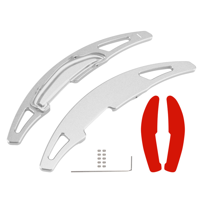 Steering Wheel Paddle Shifter Extension For BMW M3 M4 X5M X6M Aluminium Silver