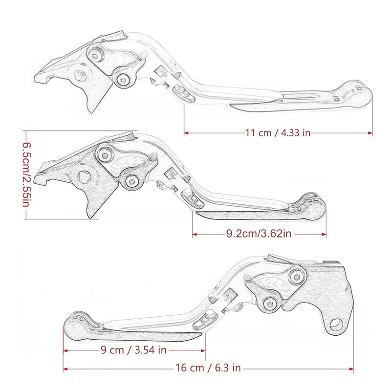 Adjustable Clutch Brake Lever fit for YAMAHA YZF R7 MT-10/SP FZ-10/SP 2022-23