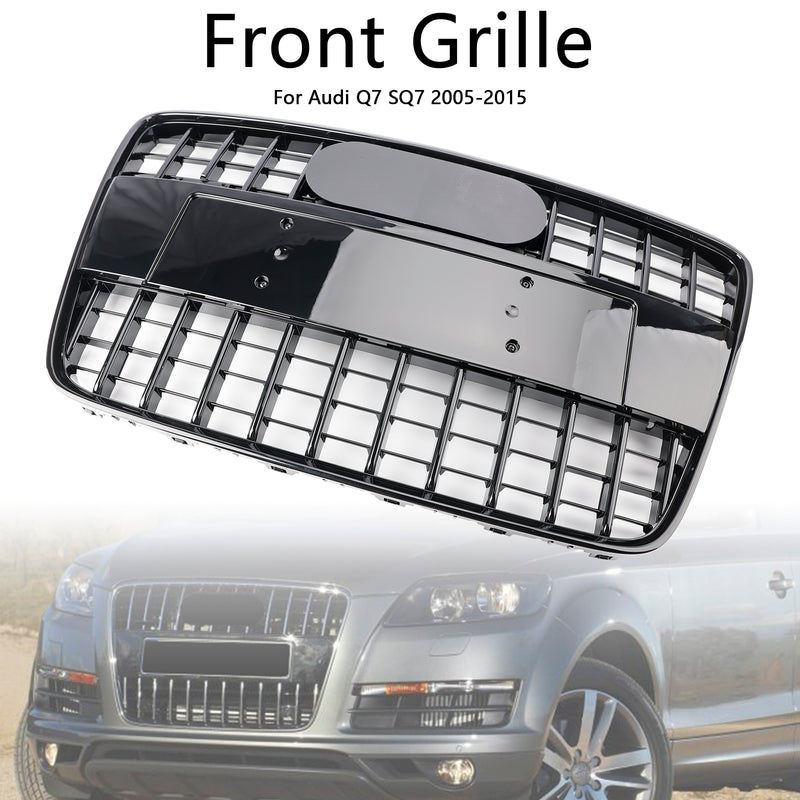 Sport Style Front Bumper Radiator Grill Grille Fit Audi Q7 SQ7 2005-2015