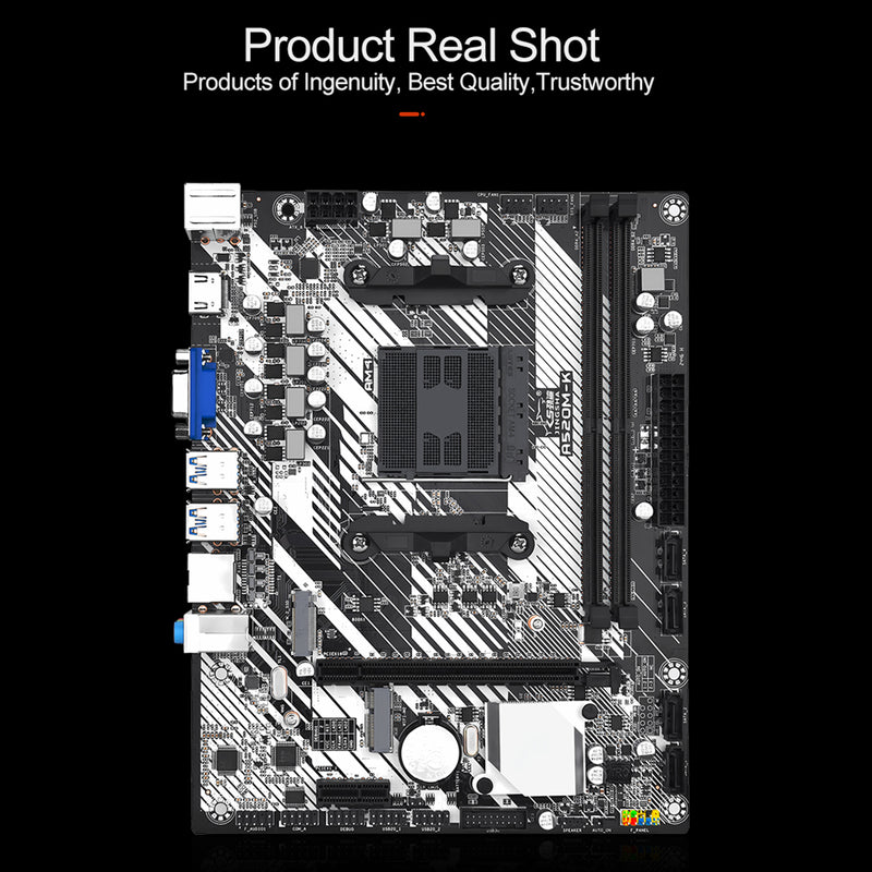 A520M-K Computer Motherboard AM4 DDR4 Dual Protocol M.2 Hard Drive WIFI Bluetoot