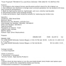 Front Propshaft TVB100610 For Land Rover Defender 1990-2006 90 110 300TDI & TD5