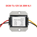 Waterproof DC 6V to 12V 1-3A Step-Up Power Supply Converter Regulator