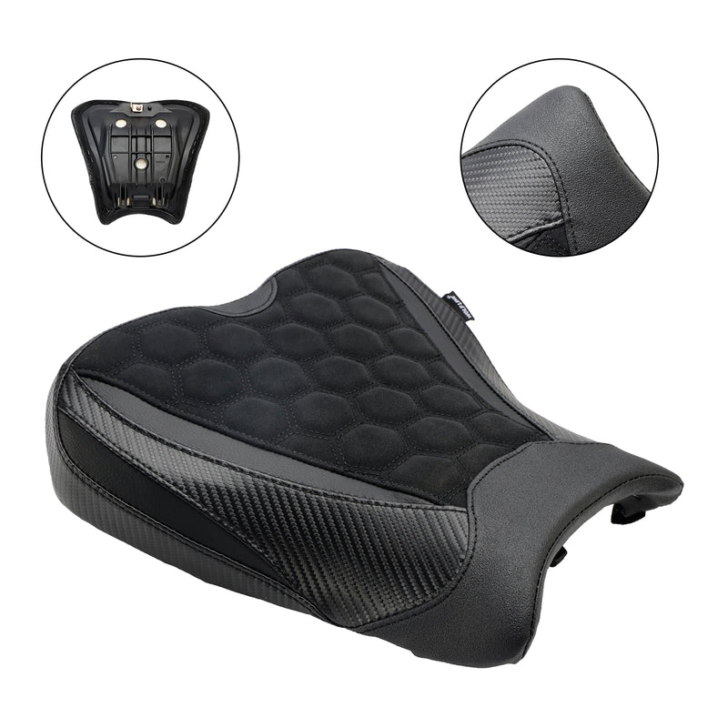 Front Driver Seat Raider Cushion Pu Fit For KAWASAKI Ninja ZX-4R RR 2023 Black