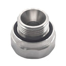 Thread Size Oil Drain Valve Adapter Silver A-211 27mm-2.0