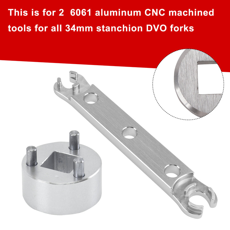 Lower Cap Removal Wrench. Tool for Rebuild of Saphire/Onyx/Diamond fork/DVO Fork