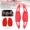 Steering Wheel Paddle Shifter Extension For Audi RS5 RS3 TT RS Aluminium Red