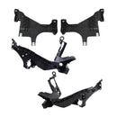 4PCS Front Headlight Mount Support Plate Bracket For Audi A4 S4 2013 2014-2016
